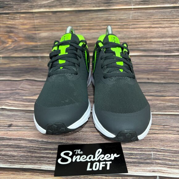 Nike Star Runner 2 Women's Gray Neon Green Athletic Running Shoes Size 7.5 - Picture 2 of 8